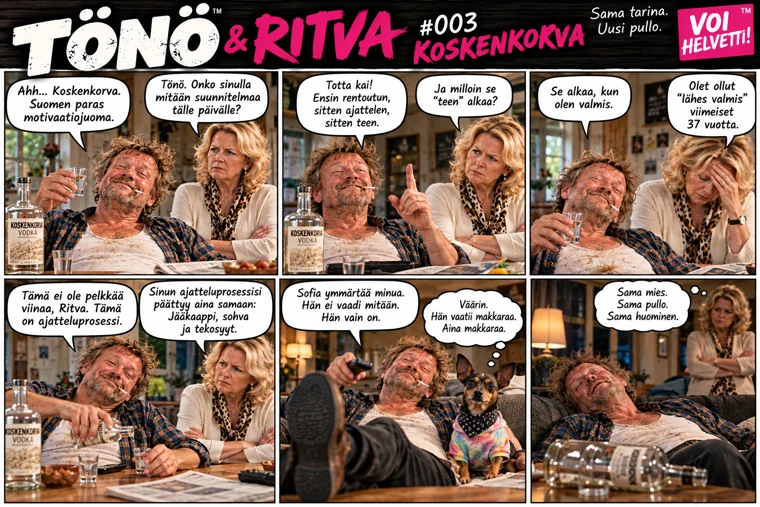 TÖNÖ & RITVA jakso 3: KOSKENKORVA