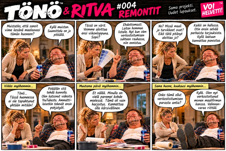 TÖNÖ & RITVA jakso 4: REMONTIT