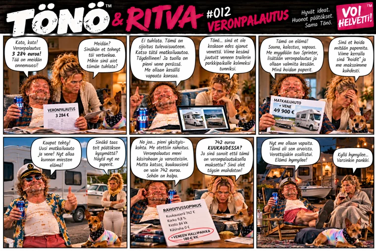 TÖNÖ & RITVA jakso 12: VERONPALAUTUS